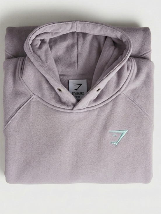 Gymshark Tops - Gymshark Womens Light Pink Hooded Sweatshirt Oversized Gym Workout Gear Size XXL